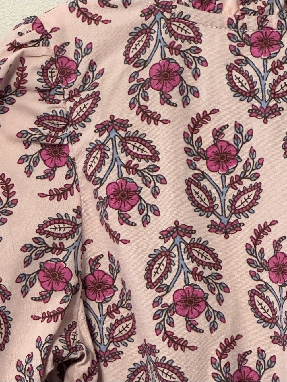 EUC Crewcuts Girl Pink Paisley Dress - Picture 5 of 10